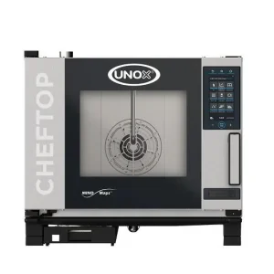 Horno combinado UNOX Mind.Maps Plus a gas de 5 bandejas GN 1/1 para cocinas profesionales
